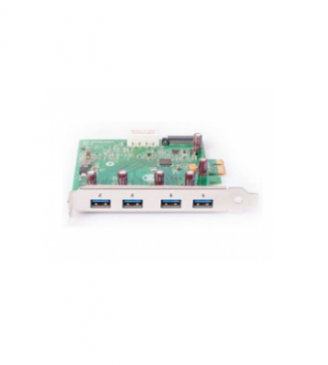 USB 3.0 Interface Card PCIe, Fresco FL1100, 1HC, x1, 4 Ports