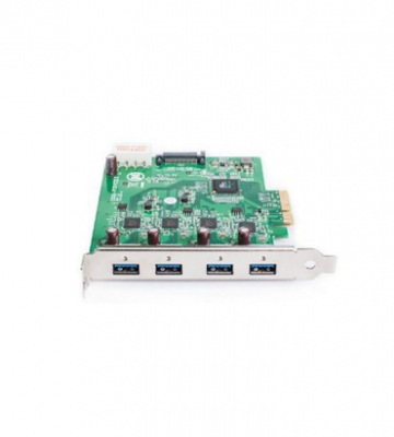 Basler USB 3.0 Interface Card PCIe, Fresco FL1100, 4HC, x4, 4Ports